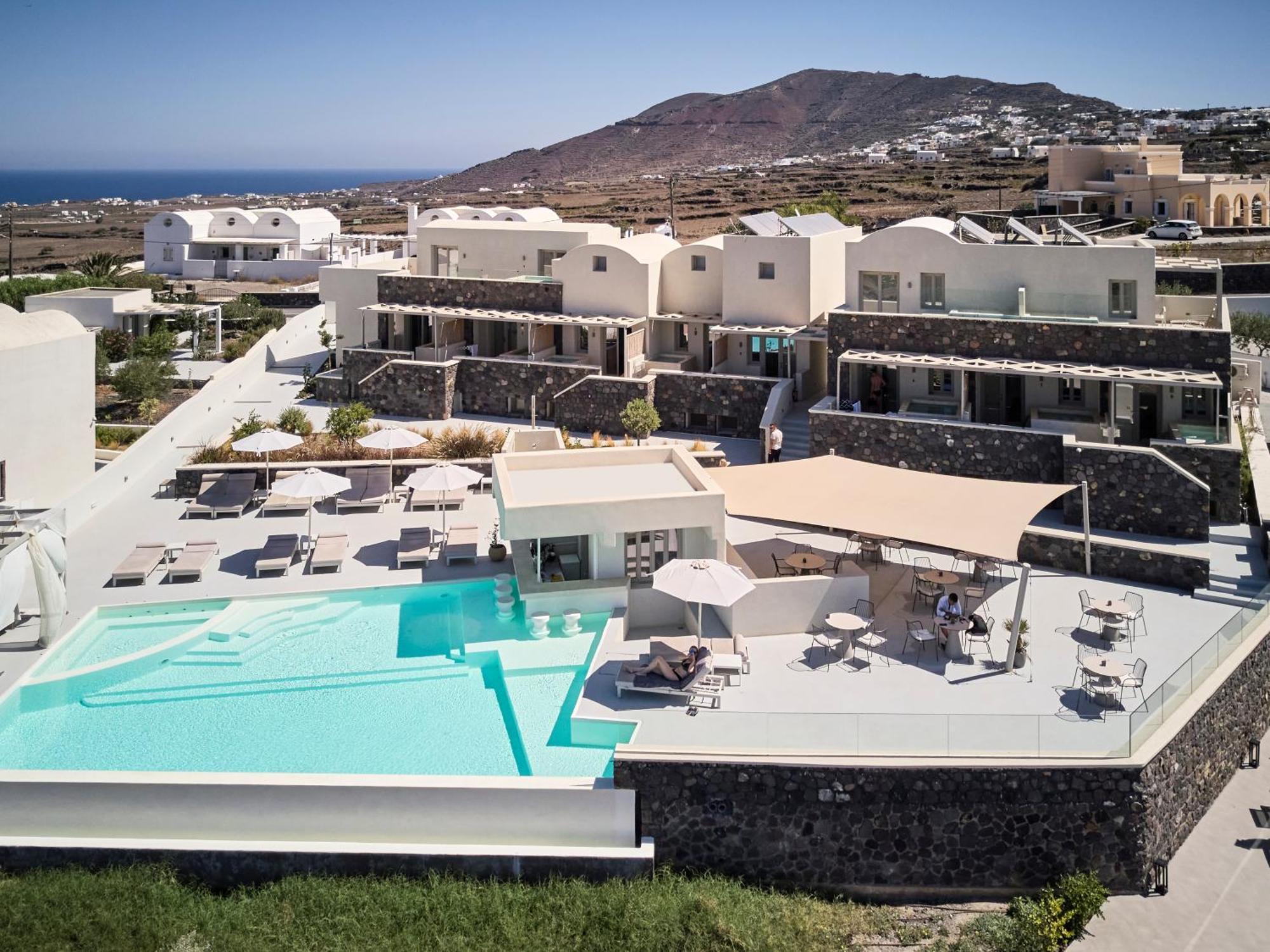 Hotel Adorno Oia Exterior foto